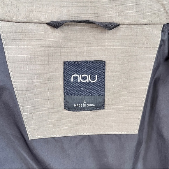 Nau Heritage Minimalist Women’s Khaki Green Anorak Jacket Raincoat Size L - Picture 14 of 17